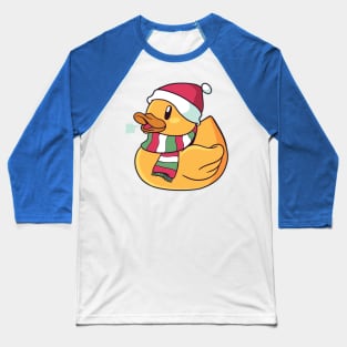 Christmas Duck Baseball T-Shirt